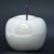 Apfel Keramik (verschiedene Farben und Größen) Dekoapfel Creme - 