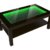 FORAM Modern Couchtisch Glastisch Beistelltisch Tiefeneffekt Tisch LED 3D (90x55, wenge) - 3