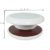 SalesFever® Couchtisch Enric, aus weißem Fiberglas, 90 x 90 cm, runder Wohnzimmertisch, 8 mm Tischplatte aus Glas, Tisch mit Pflegeleichter Oberfläche - 8