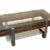 CHYRKA® Couchtisch Wohnzimmertisch LEMBERG Loft Vintage Bar IndustrieDesign Handmade Holz Glas Metall (120x60 cm) - 3