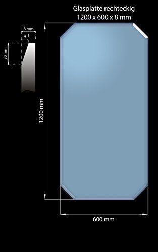 InterDecorShop Neuheit Couchtisch Hand Antik Wohnzimmertisch Tisch Glastisch Luxusmöbel - 5