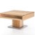 Woodlive Massivholz Couchtisch quadratisch aus Kernbuche, geölter Wohnzimmer-Tisch, Beistelltisch inkl. Schublade, Tisch 75 x 75 cm - 4