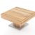 Woodlive Massivholz Couchtisch quadratisch aus Kernbuche, geölter Wohnzimmer-Tisch, Beistelltisch inkl. Schublade, Tisch 75 x 75 cm - 9