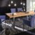 SAM® Stilvoller Esszimmertisch Quarto 160 x 85 cm aus Akazie-Holz, Tisch mit Silber lackierten Beinen, Baum-Tisch mit naturbelassener Optik - 2