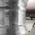 FineBuy Couchtisch KAREM 62x41x62cm Aluminium Silber Beistelltisch orientalisch rund | Flacher Hammerschlag Sofatisch Metall | Design Wohnzimmertisch modern | Loungetisch indisch Stubentisch klein - 5