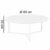 FineBuy Design Couchtisch White 80 cm Rund Weiß Matt lackiert | Moderner Wohnzimmertisch MDF Holz | Lounge Sofa Tisch Metall Gestell - 3