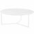 FineBuy Design Couchtisch White 80 cm Rund Weiß Matt lackiert | Moderner Wohnzimmertisch MDF Holz | Lounge Sofa Tisch Metall Gestell - 8