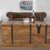 DuNord Design Couchtisch Hausbar Bonaire 100cm Palisander Sheesham Massivholz Truhe Bar - 2