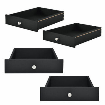 [en.casa]® 4x Schublade für Europaletten Regal Kommode Couchtisch Paletten Möbel