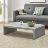 [en.casa]® Couchtisch Beton grau 110x70cm Wohnzimmertisch Beistelltisch Tisch