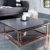 DuNord Design Couchtisch Beistelltisch 2er STAGE anthrazit matt Kupfer Design Tisch Set - 4