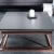 DuNord Design Couchtisch Beistelltisch 2er STAGE anthrazit matt Kupfer Design Tisch Set - 5