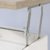 FORTE Wohnzimmer Couchtisch Wohnzimmertisch, Holzwerkstoff, 110 x 44,4 66,3 x 65 (max 94,1) cm, mit hochklappbarer Tischplatte und Ablagefläche, Pinie Weiß Dekor, One Size - 2